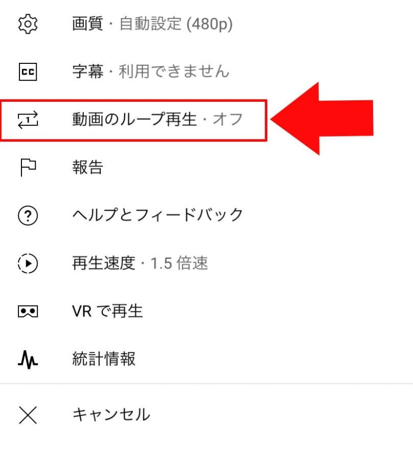 動画のループ再生